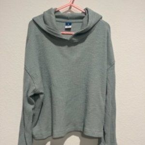 GIRLS OLD NAVY Ribbed Thin Hoodie